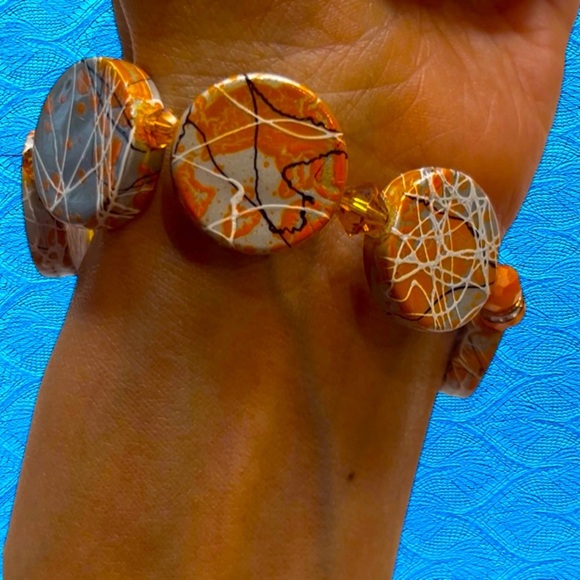 217 “ Orange 🍊 creamsicle “ Jewelry Set - Picture 6 of 11